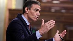 Sánchez pide a Casado que no se deje "arrastrar" por Vox y vote 'no' y acusa a Abascal de "odiar España tal y como es"