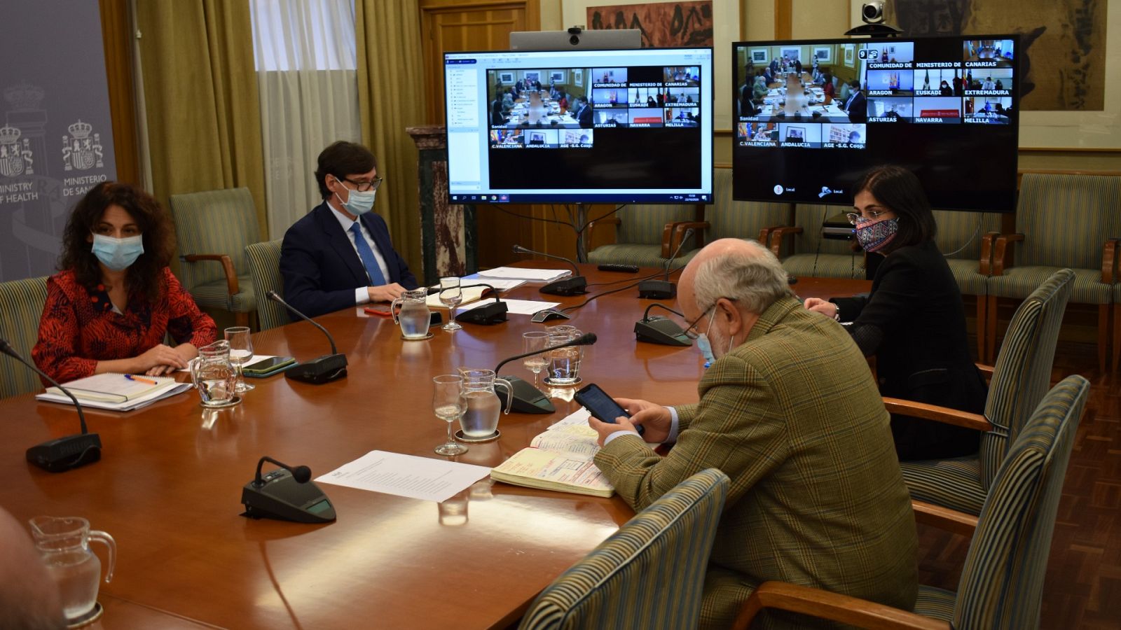Salvador Illa, en el Pleno del Consejo Interterritorial del Sistema Nacional de Salud.