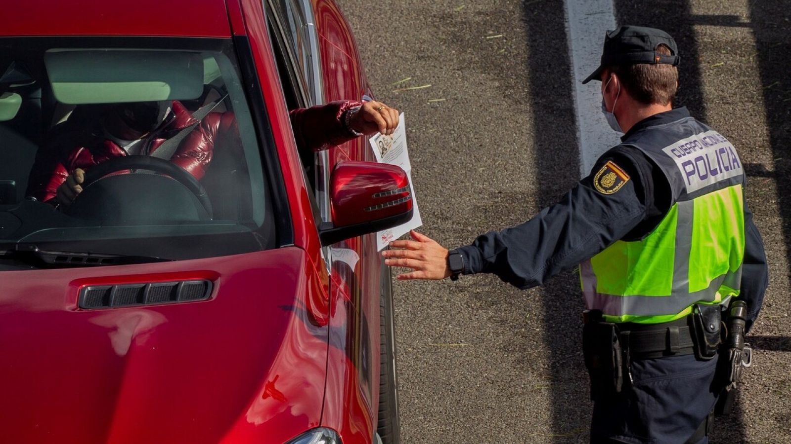 Controles policiales en Asturias