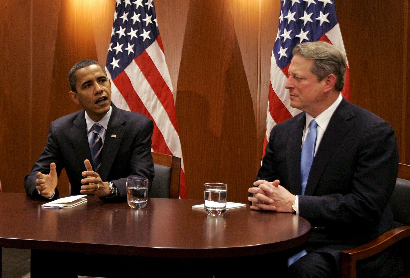 Reunión de Obama y Al Gore