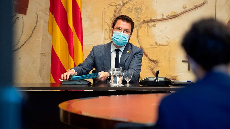 Aragonès pide en la Conferencia de Presidentes un referéndum para Cataluña: "Es un país de Europa"