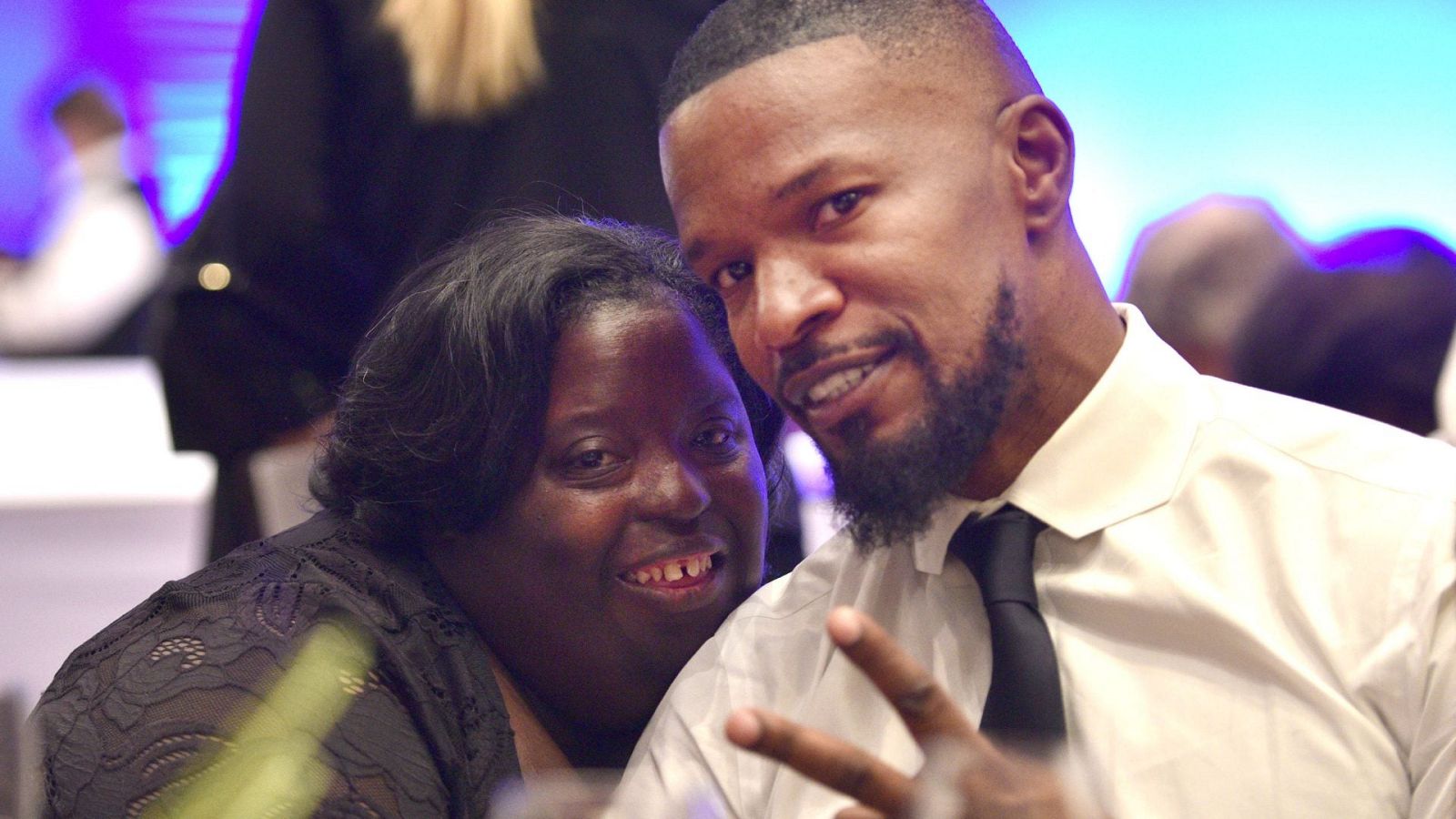 Jamie Foxx y su hermana Deondra