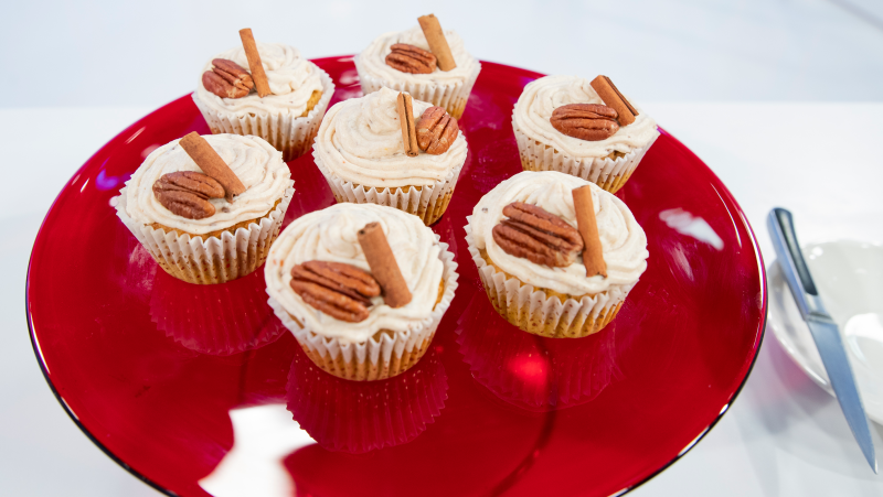 Cupcakes de calabaza y canela 