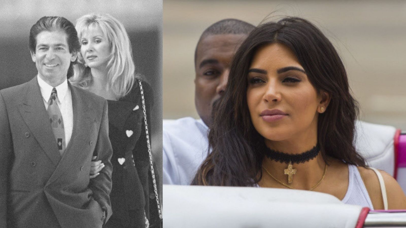 Kayne West y Kim Kardashian