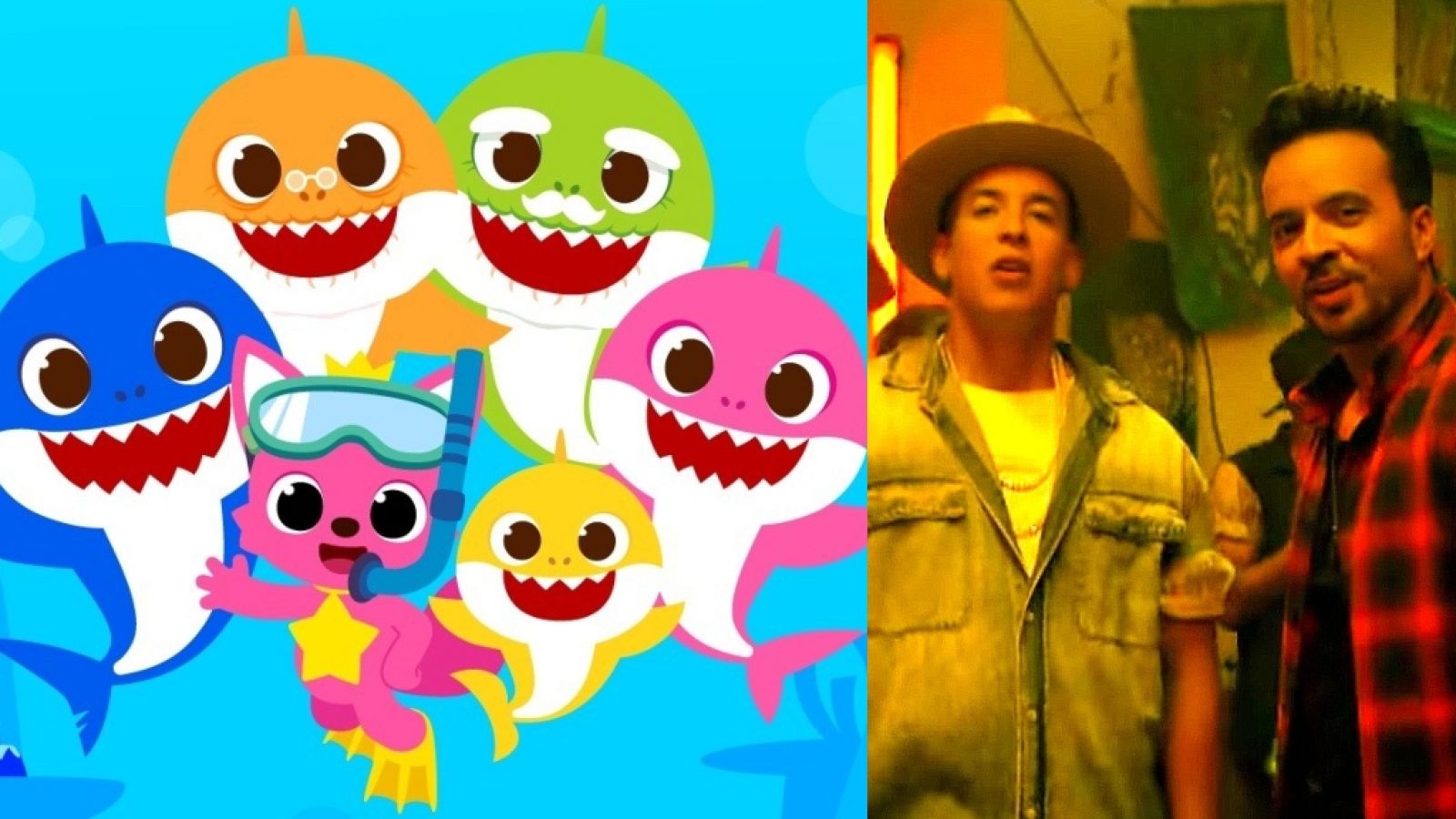 "Baby Shark" destrona a "Despacito" como el vídeo más visto de YouTube