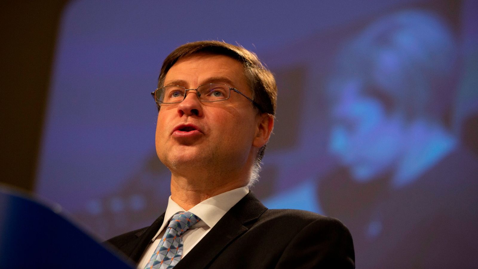 El vicepresidente de la Comisión Europea, Valdis Dombrovskis