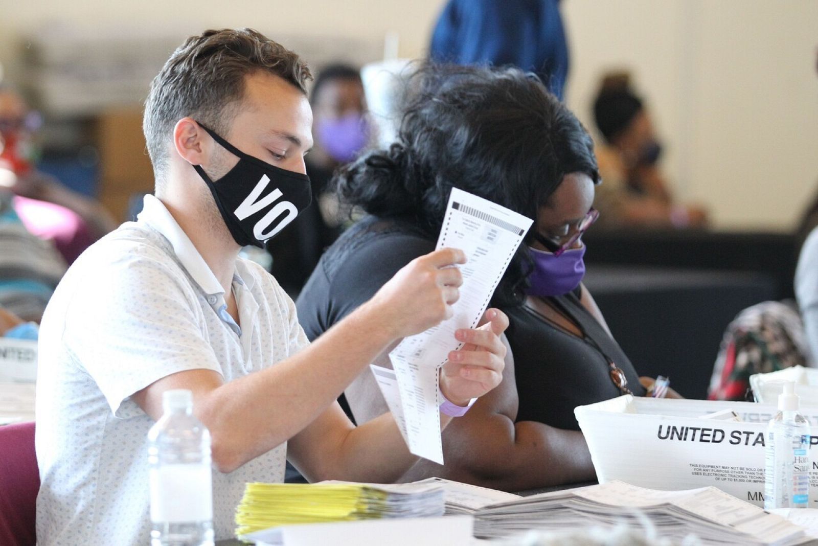 Recuento de votos en el estado clave de Georgia