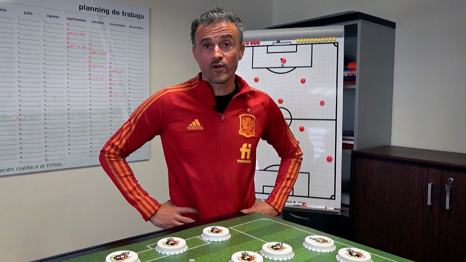 Luis Enrique Martínez, en la imagen durante el anuncio de la convocatoria hoy viernes, para el amistoso de España ante Países Bajos