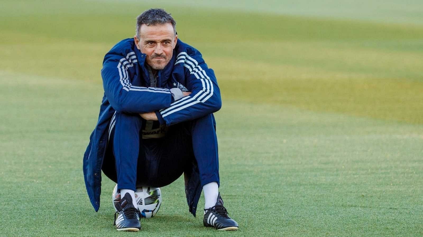 Luis Enrique, técnico de la Selección Española de Fútbol.