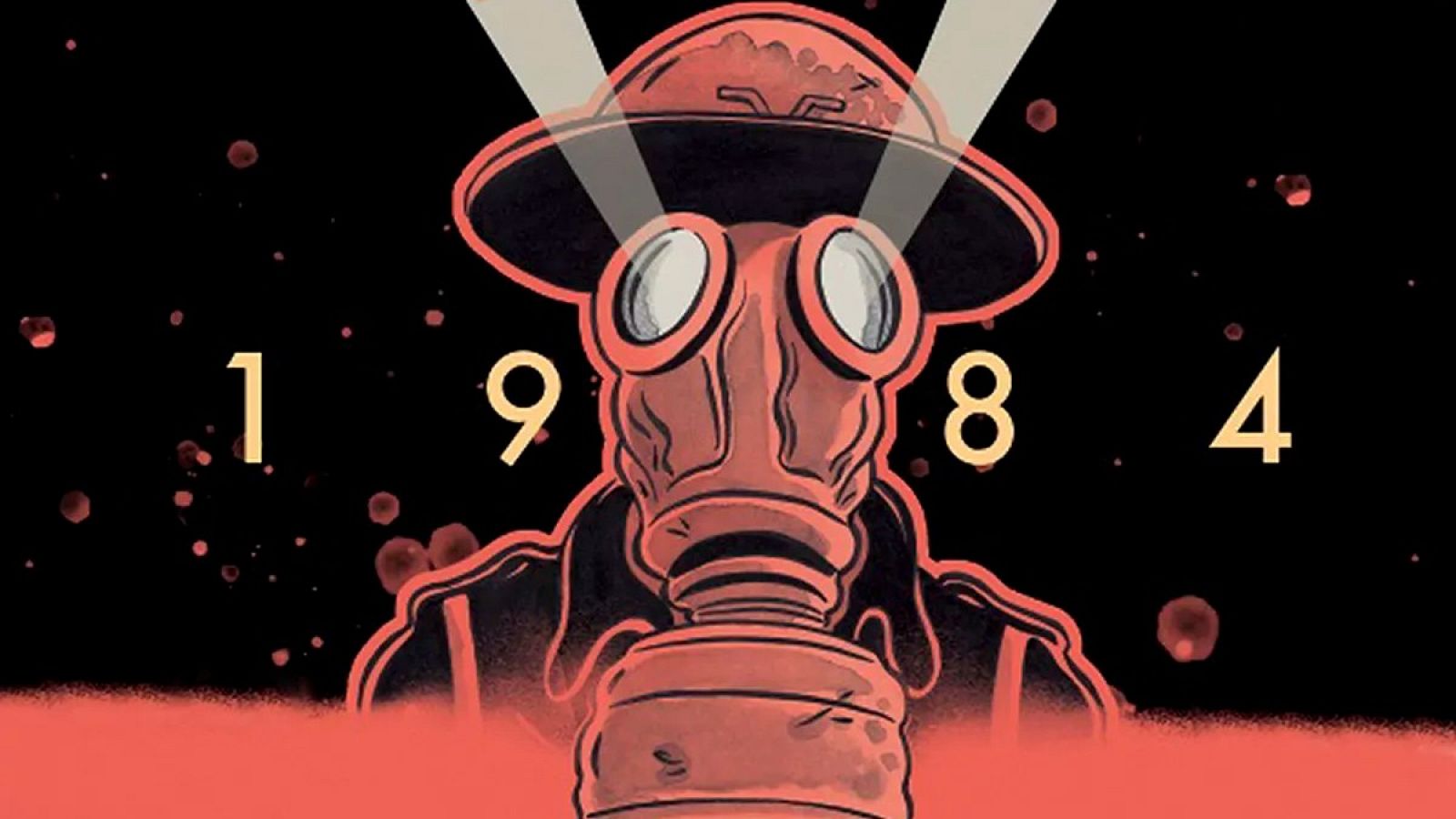 Ilustración de la novela gráfica '1984'