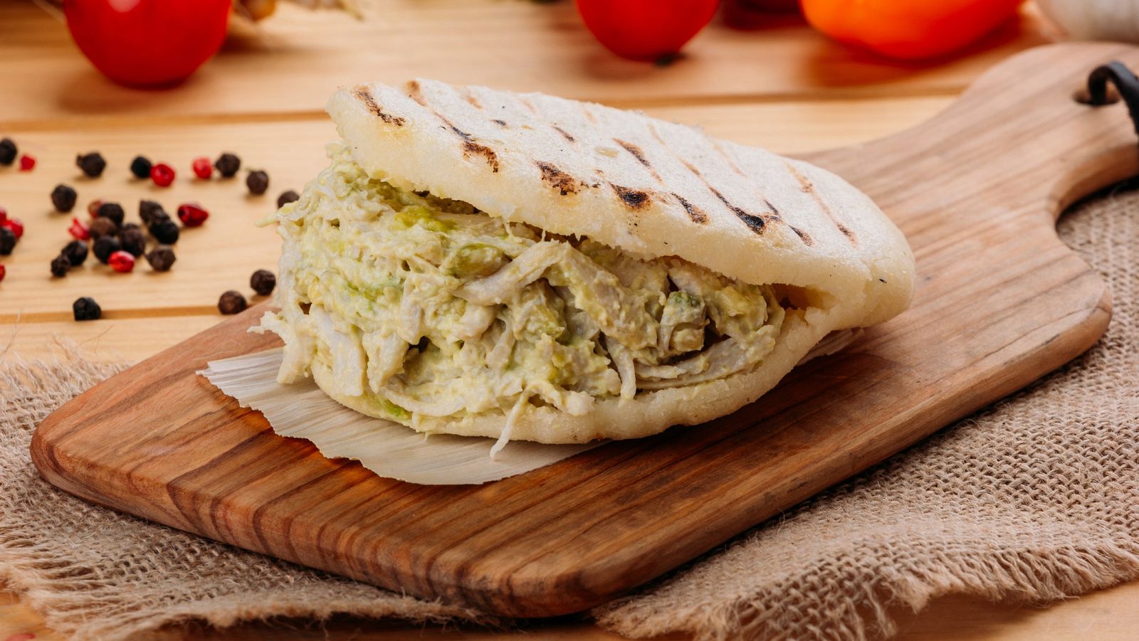 Receta de arepa de pollo tradicional con David de María