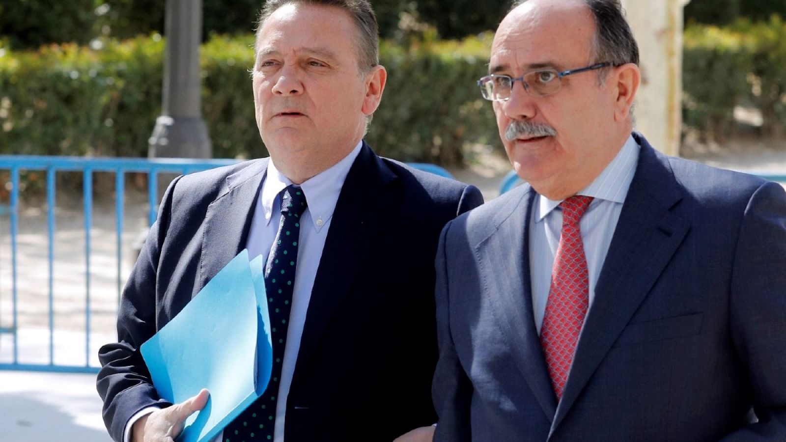 Alfredo Prada, a su llegada a la Audiencia Nacional en marzo de 2019