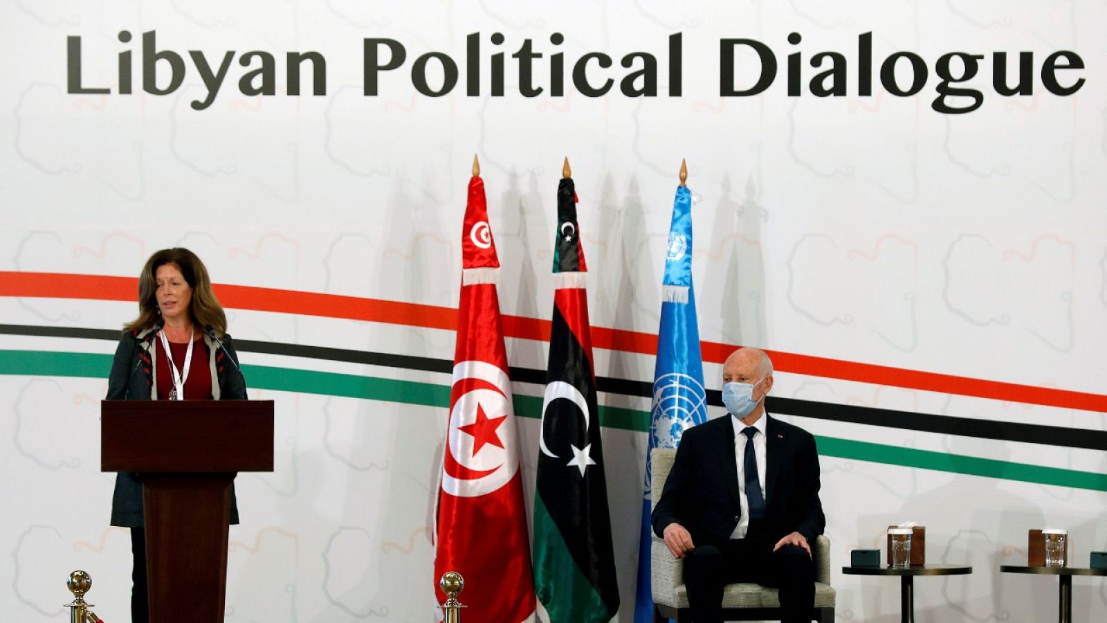 La representante de Naciones Unidas para Libia, Stephanie Williams.