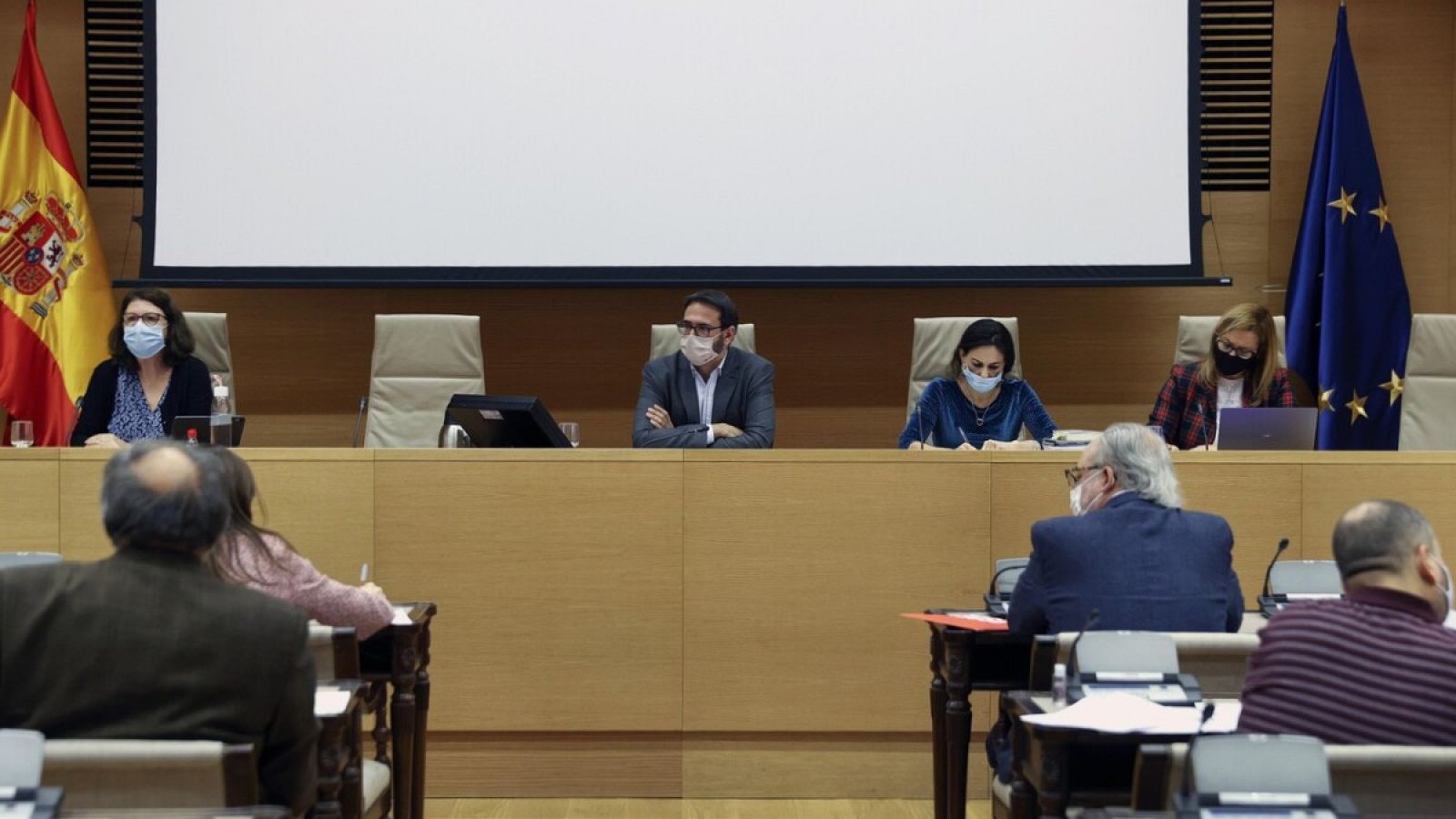 El presidente de la comisión de Educación, Sergio Gutiérrez Prieto