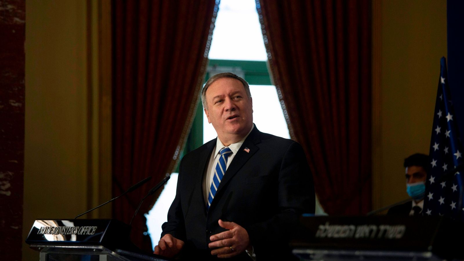 El secretario de Estado Mike Pompeo en Jerusalén