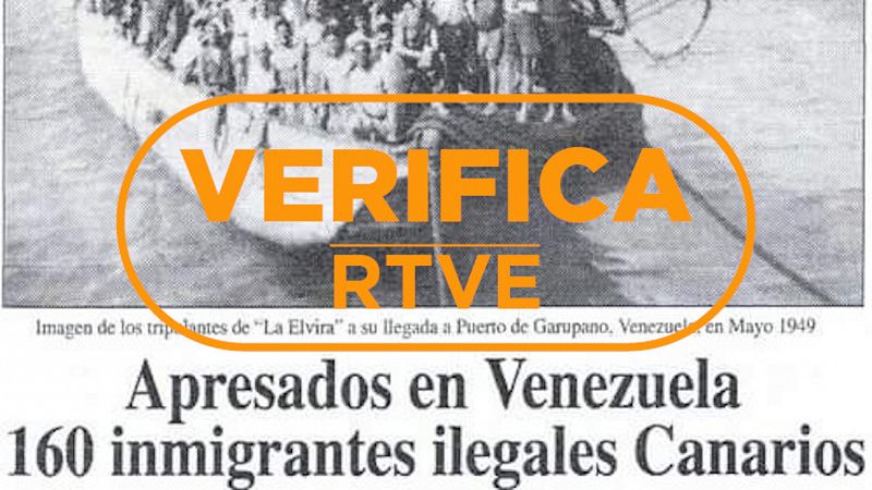 La historia de inmigrantes canarios apiñados llegando en barco a Venezuela en 1949 es real