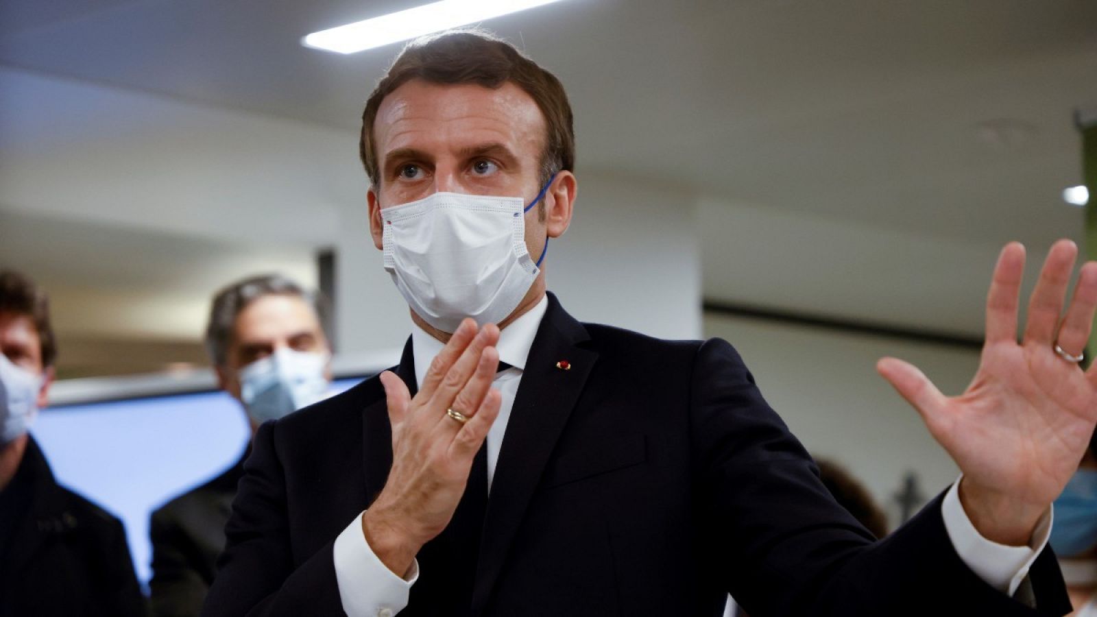 El presidente francés Emmanuel Macron