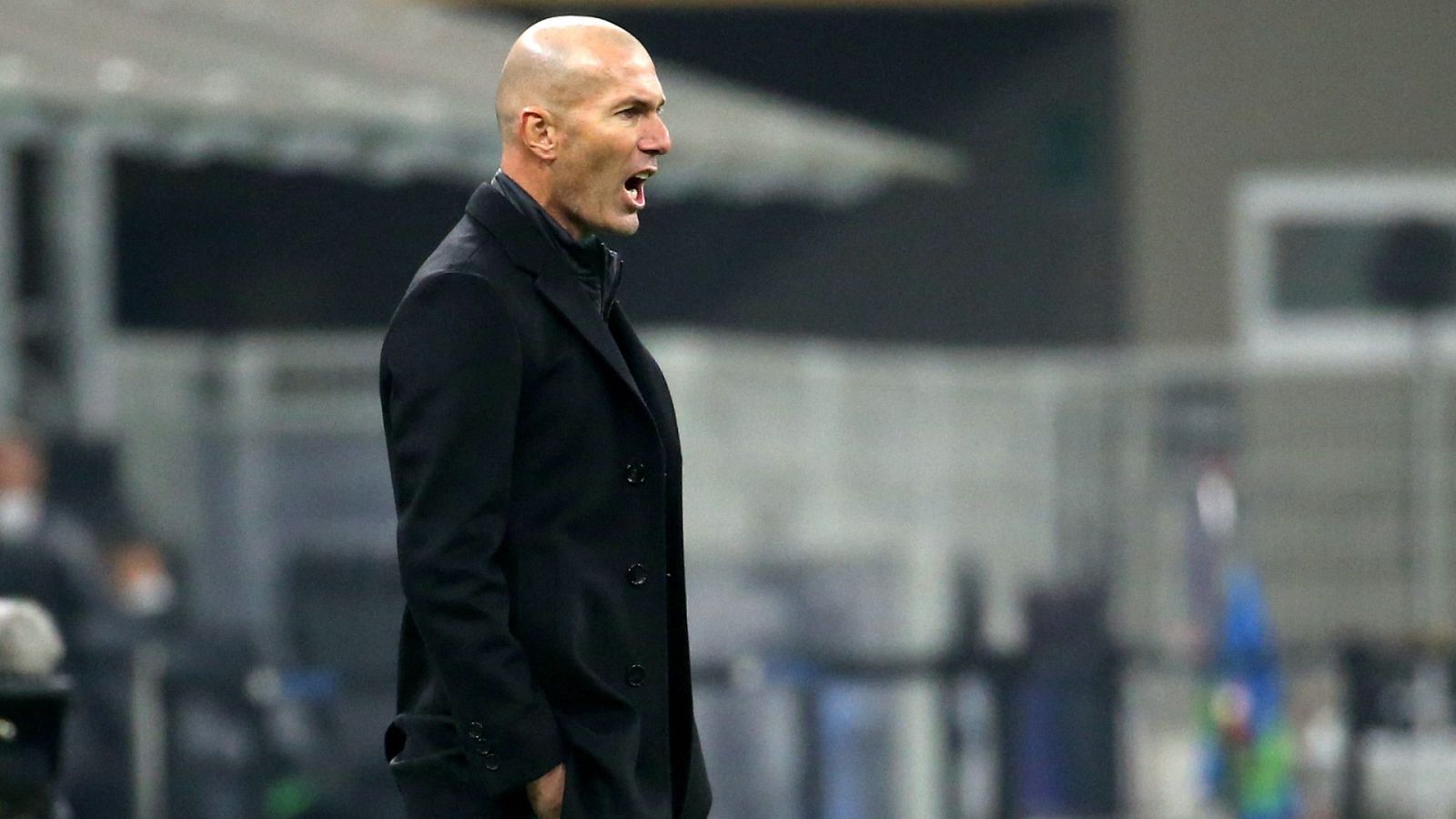 El técnico del Real Madrid, Zinedine Zidane