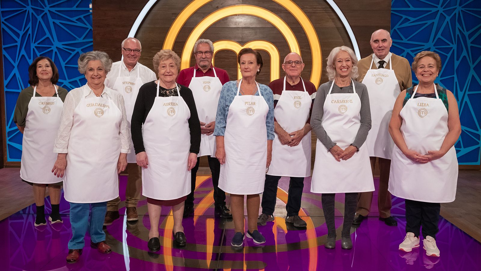 Los 10 concursantes de MasterChef Abuelos