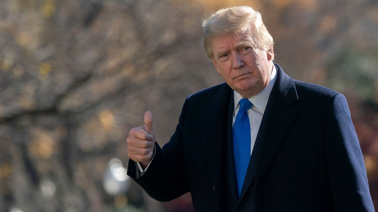 El presidente de EE.UU., Donald Trump, el domingo en la Casa Blanca