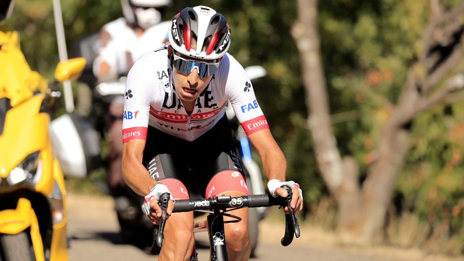 El corredor italiano, Fabio Aru, durante el Tour de Francia 2020