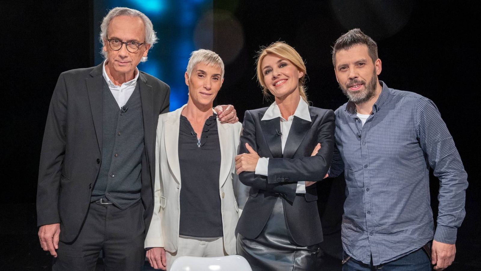 El Doctor Bonaventura Clotet, María José Fuster. Cayetana Guillén Cuervo y Manuel Carballo