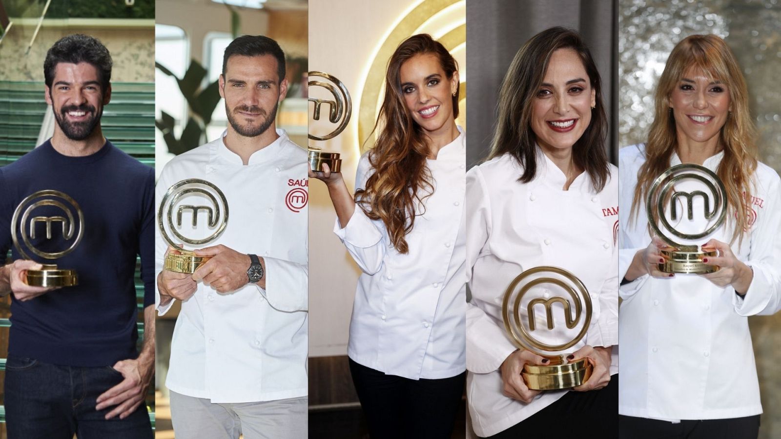 Estos son todos los ganadores de MasterChef Celebrity