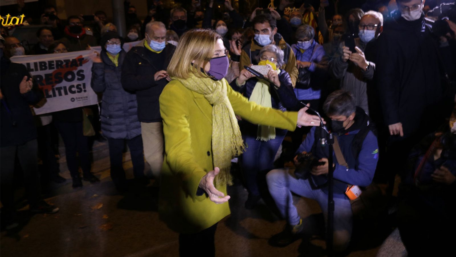 Carme Forcadell reingressa a la presó de Wad-Ras de Barcelona