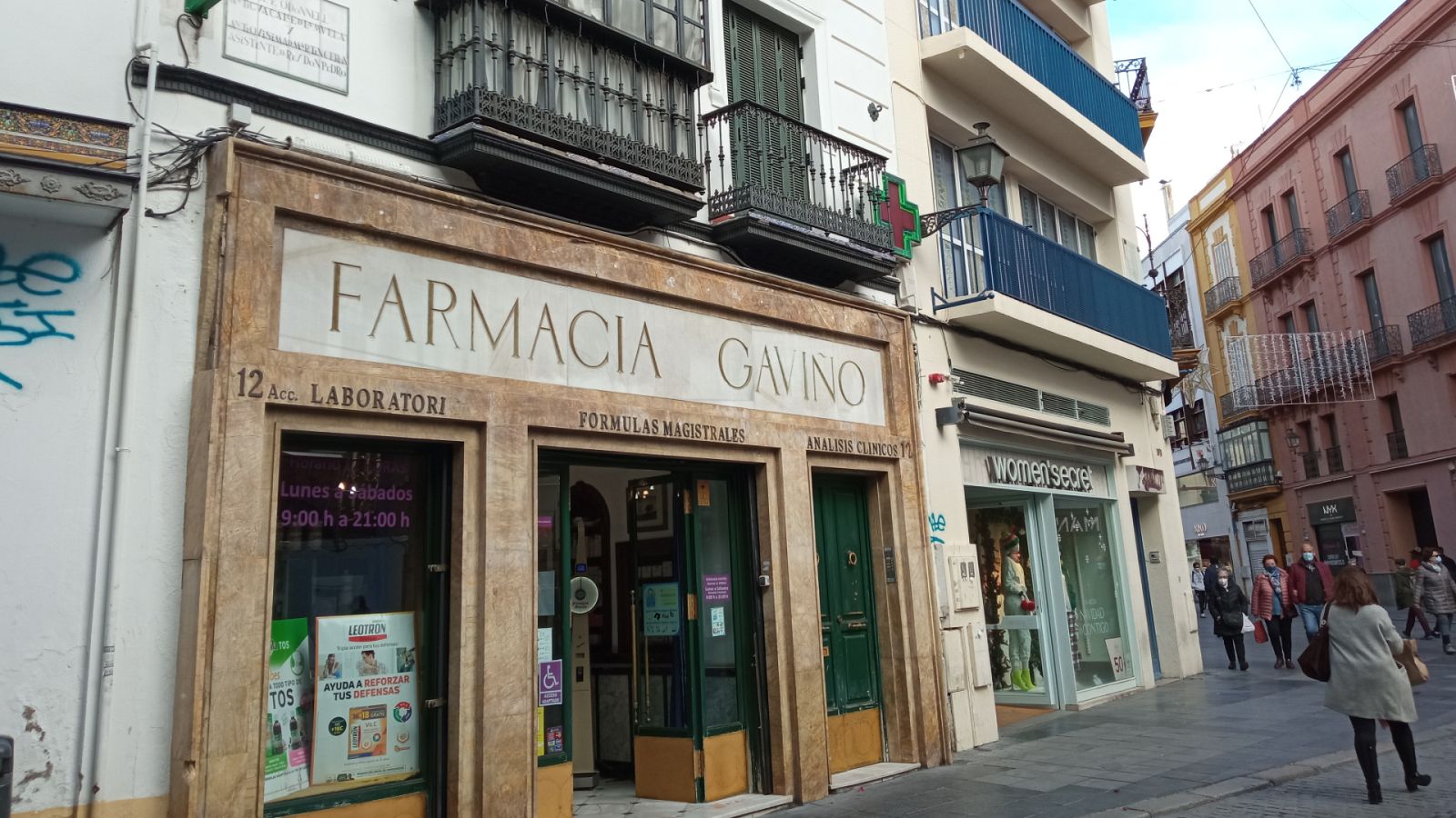 Farmacia sevillana que recibirá test de la COVID-19