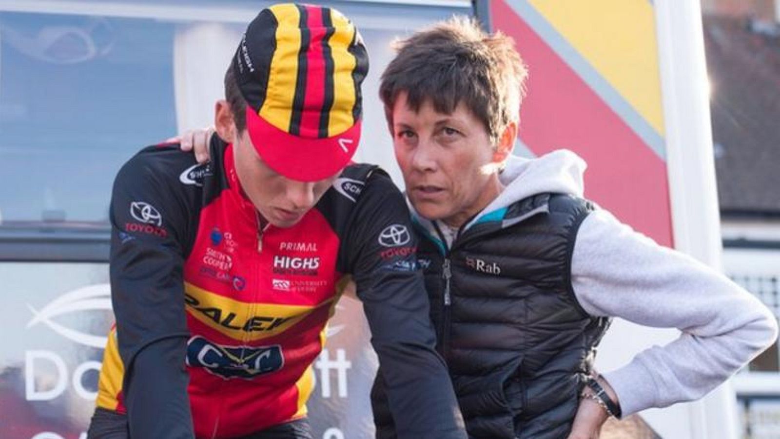 Imagen de archivo de Cherie Pridham durante su época como directora y gerente del equipo Raleigh.