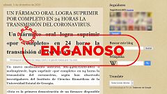 El fármaco oral que suprime en 24 horas la transmisión del coronavirus aún se está probando