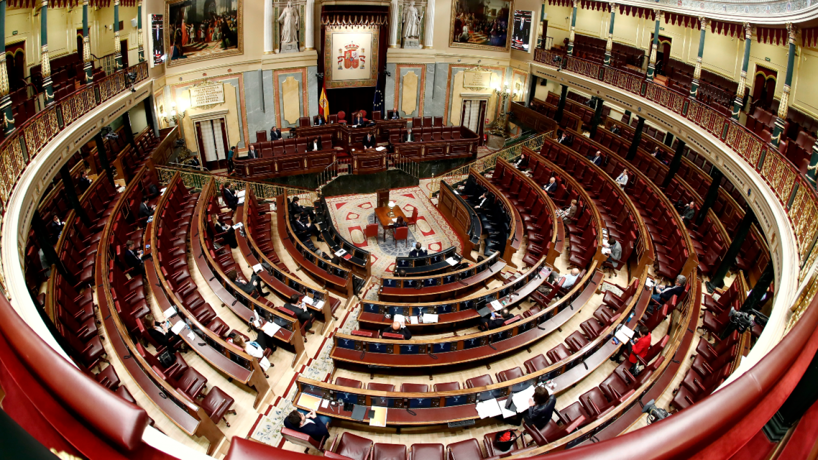 Vista de un pleno del Congreso de los Diputados.