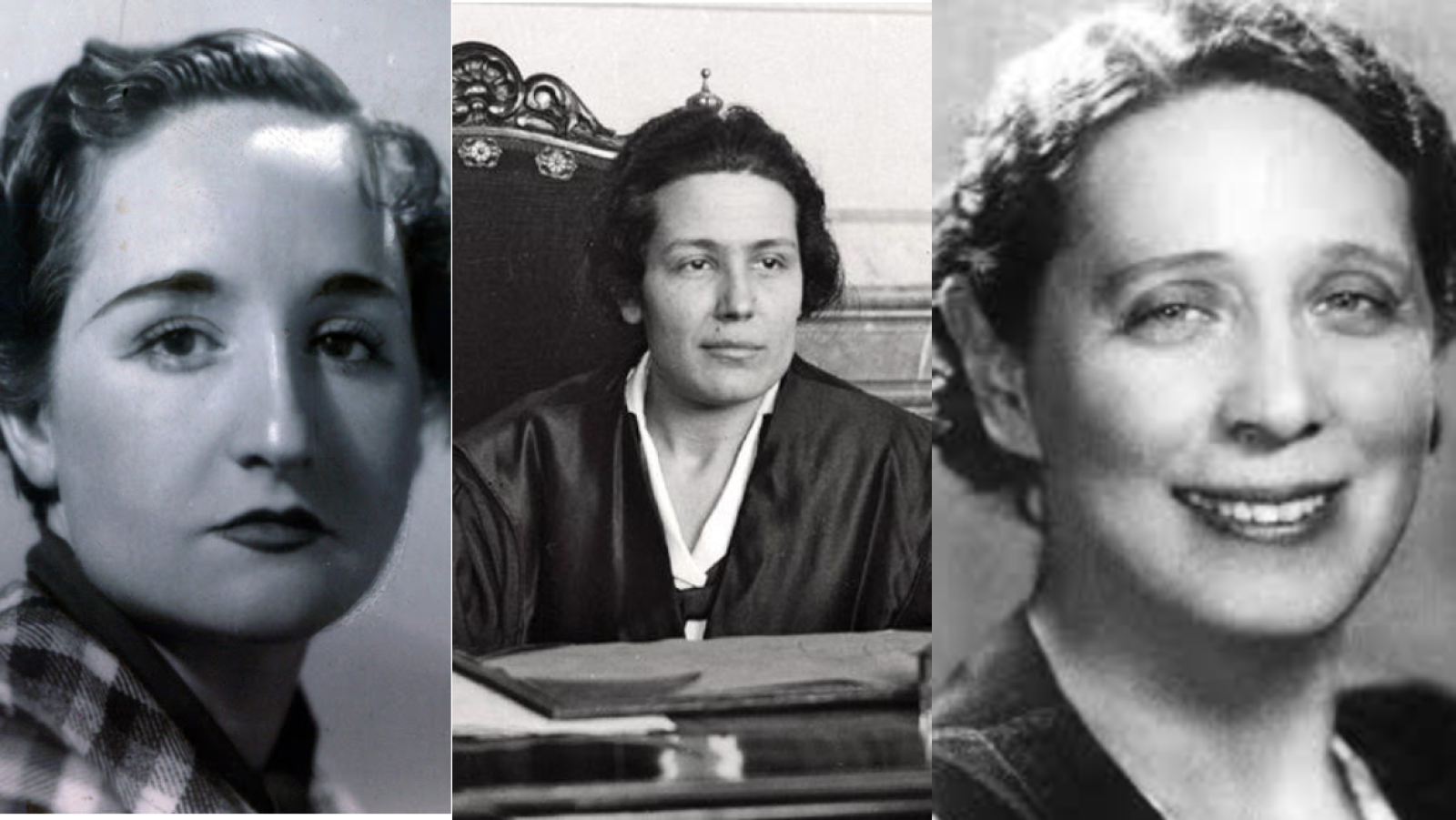 De izq a dcha: Maruja Mallo, Victoria Kent y Margarita Nelken