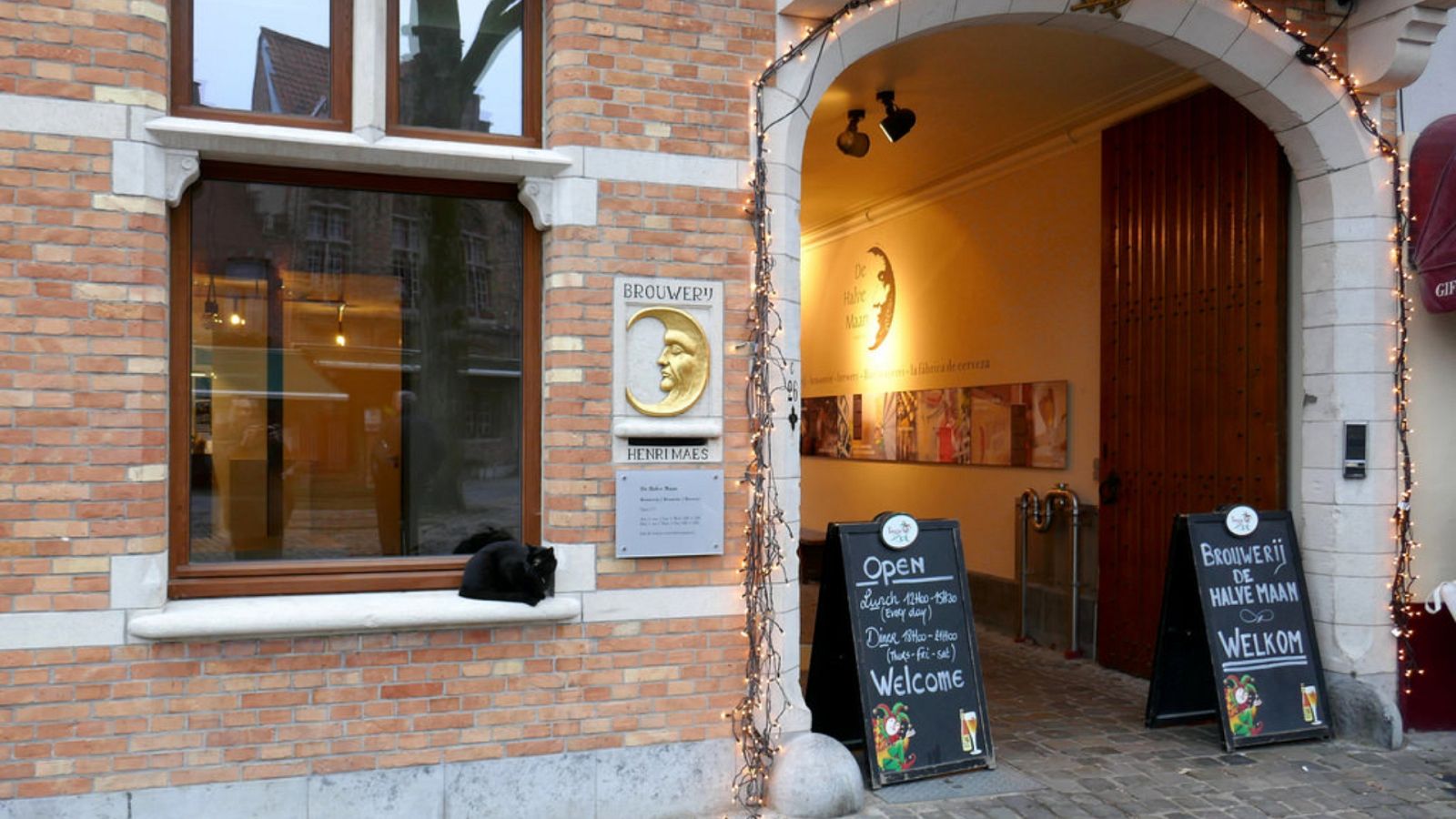 Entrada de la fábrica De Halve Maan