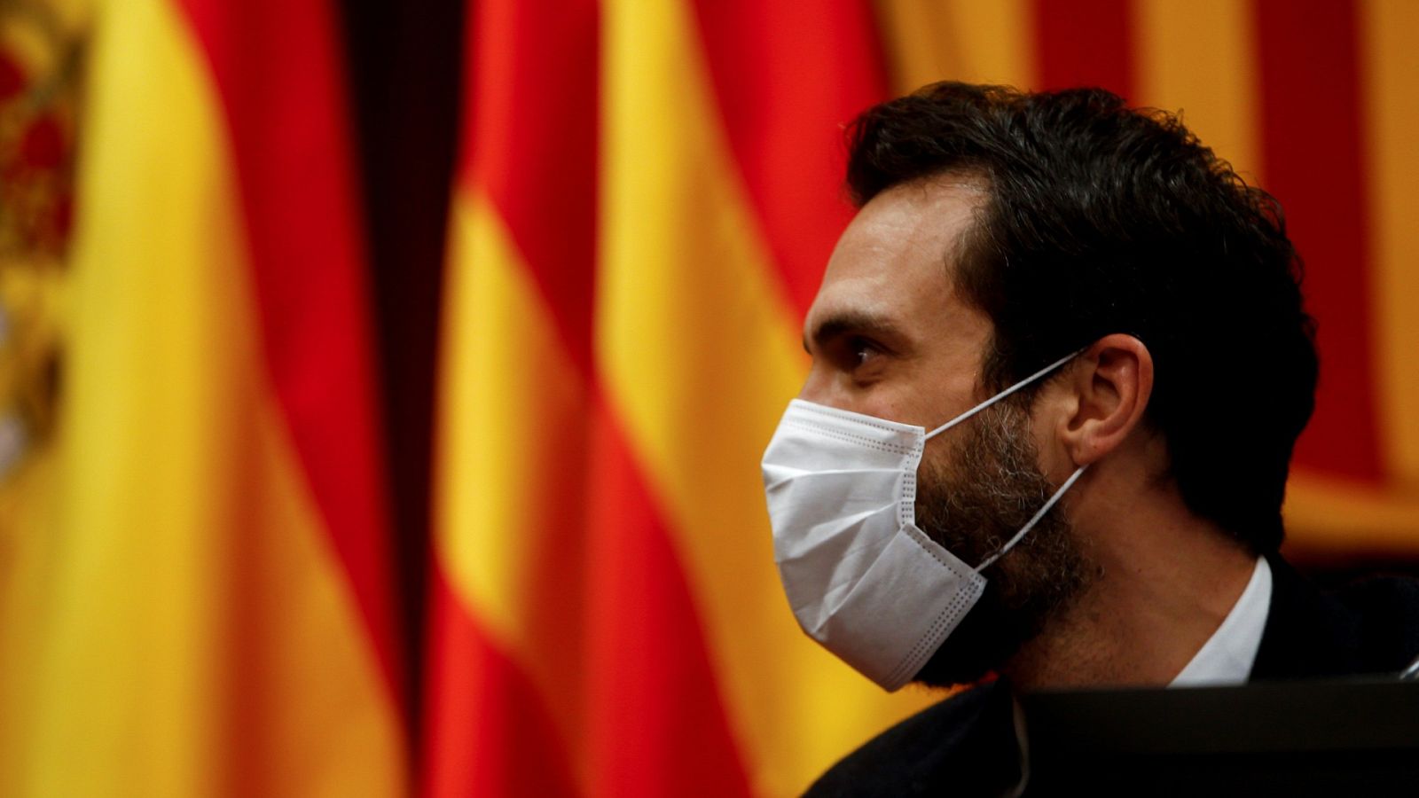 El presidente del Parlament, Roger Torrent