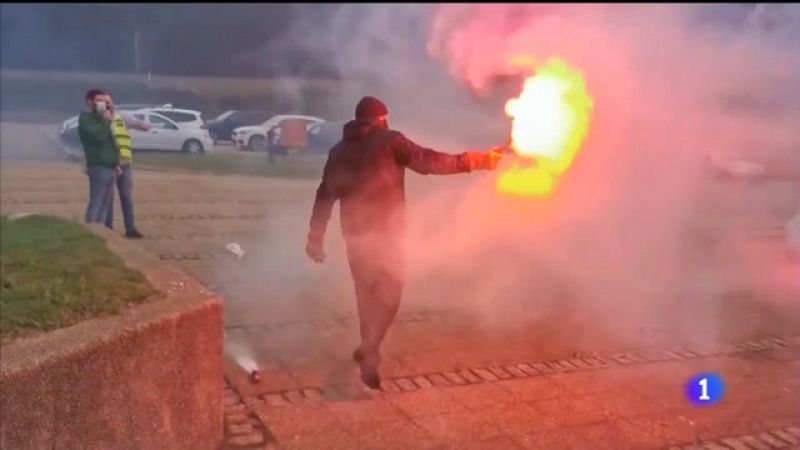 Os traballadores de Alcoa celebran a anulacin do ERE de despedimento de 524 empregados da planta de aluminio 