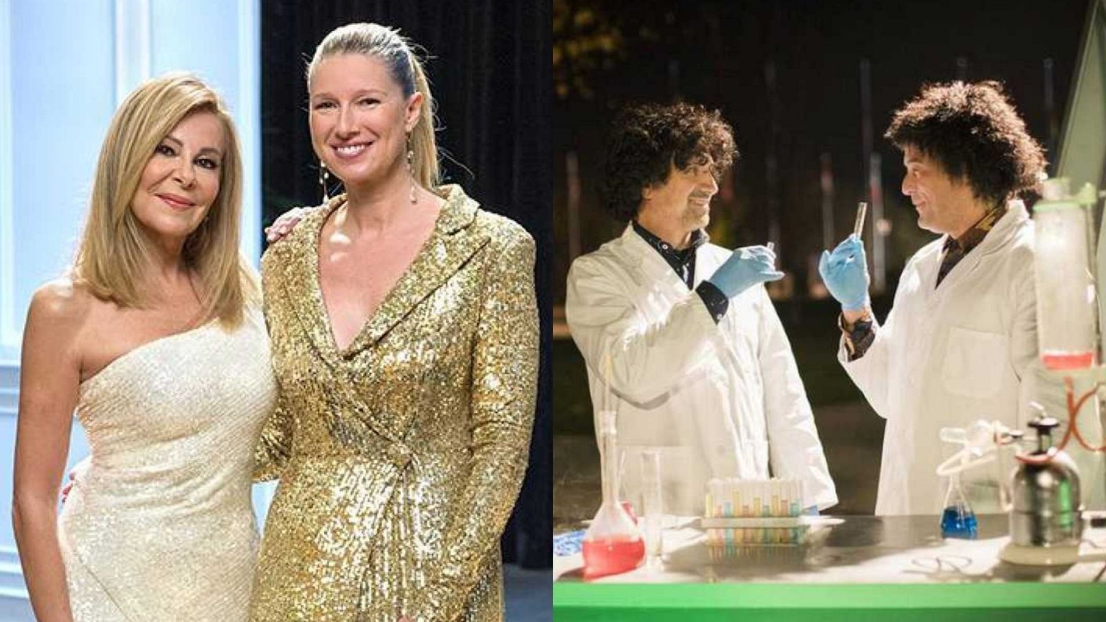 Anne Igartiburi y José Mota