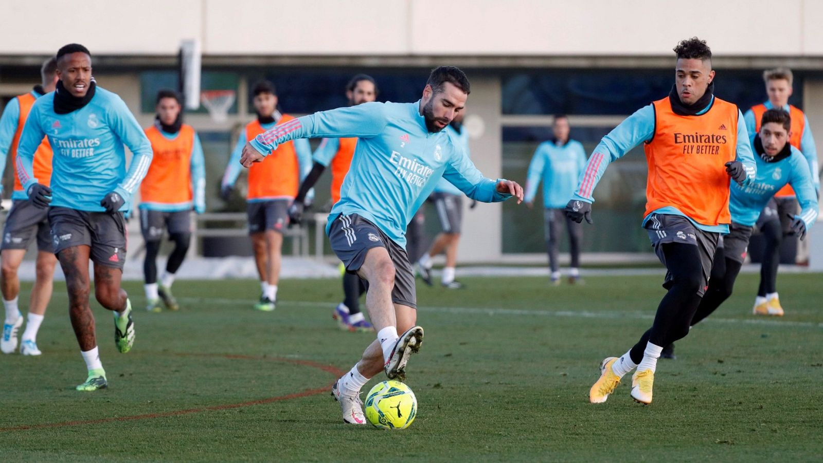 Entrenamiento del Madrid