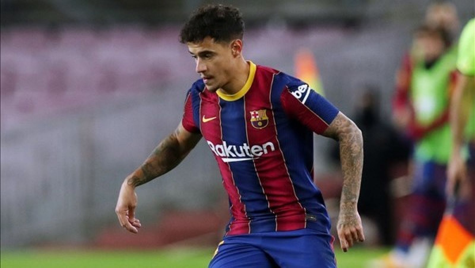 El jugador del Barcelona Philippe Coutinho