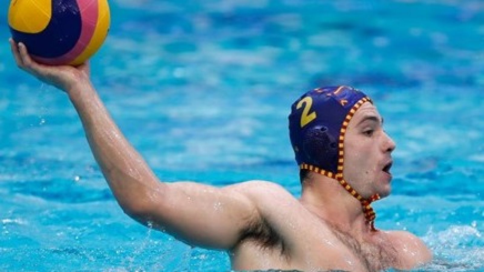 Imagen de Alberto Munárriz en el partido ante Serbia