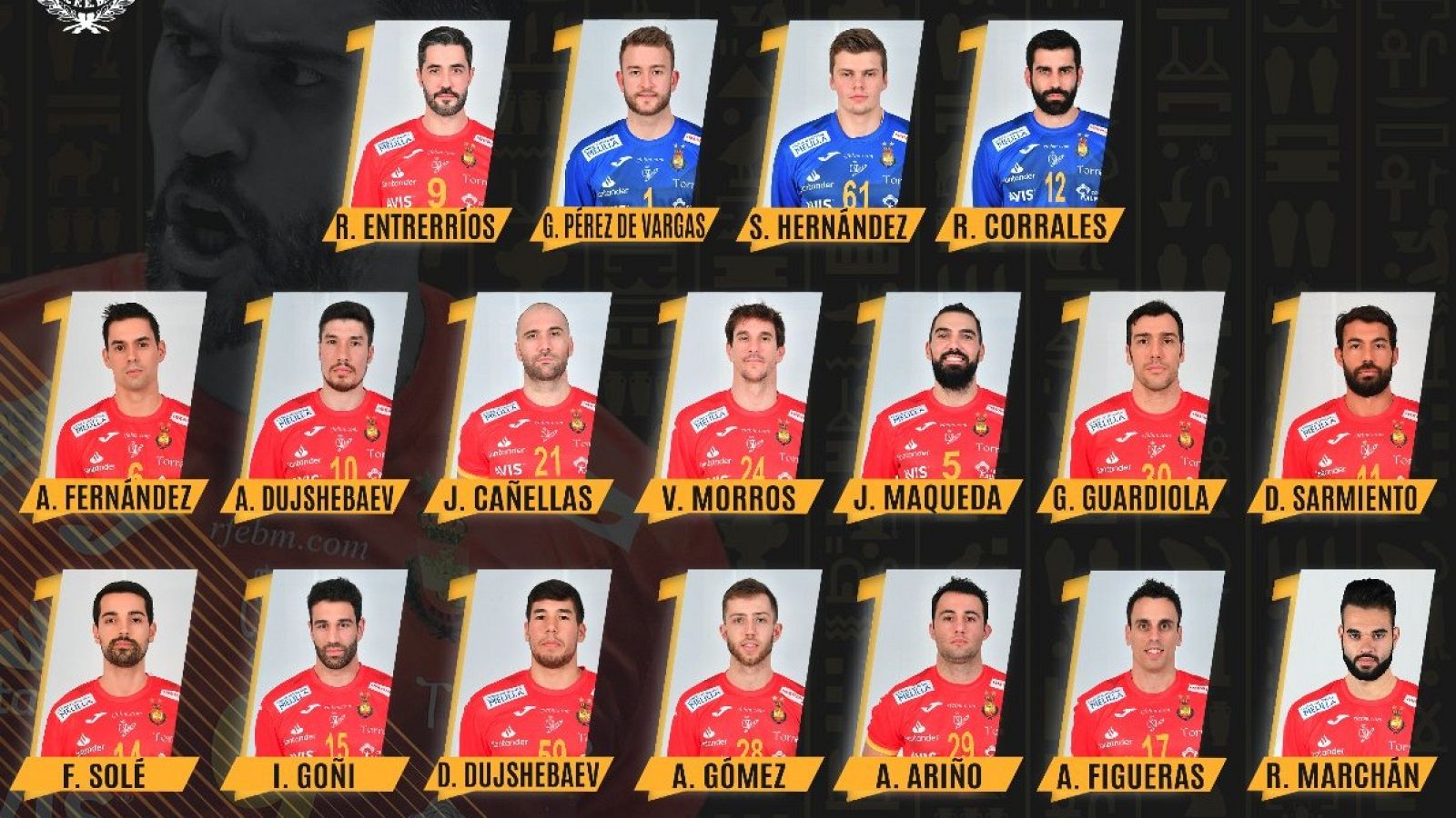 Lista de los 18 'Hispanos' convocados por Jordi Ribera para el Mundial de Egipto de balonmano