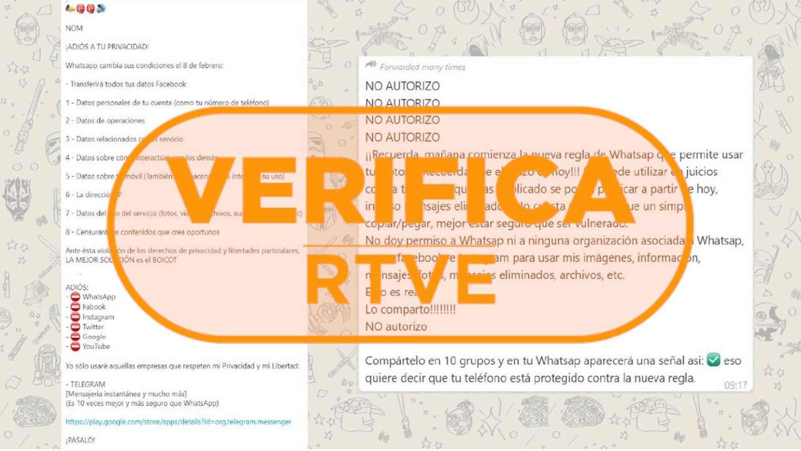 Explicamos mensajes engañosos sobre privacidad y Whatsapp