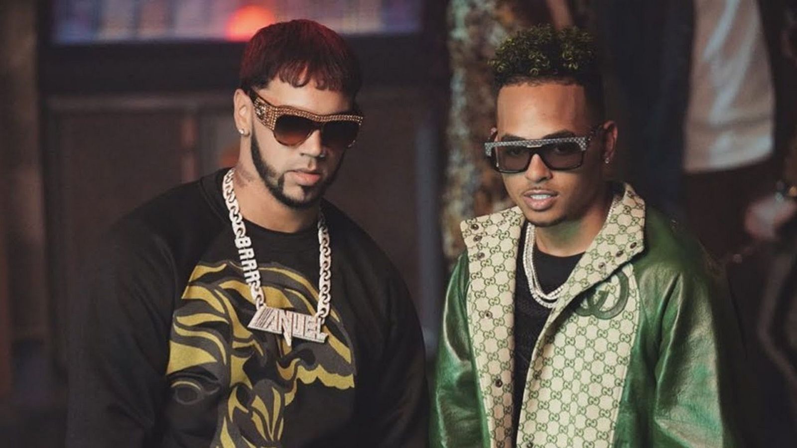 Los reguetoneros Anuel AA y Ozuna