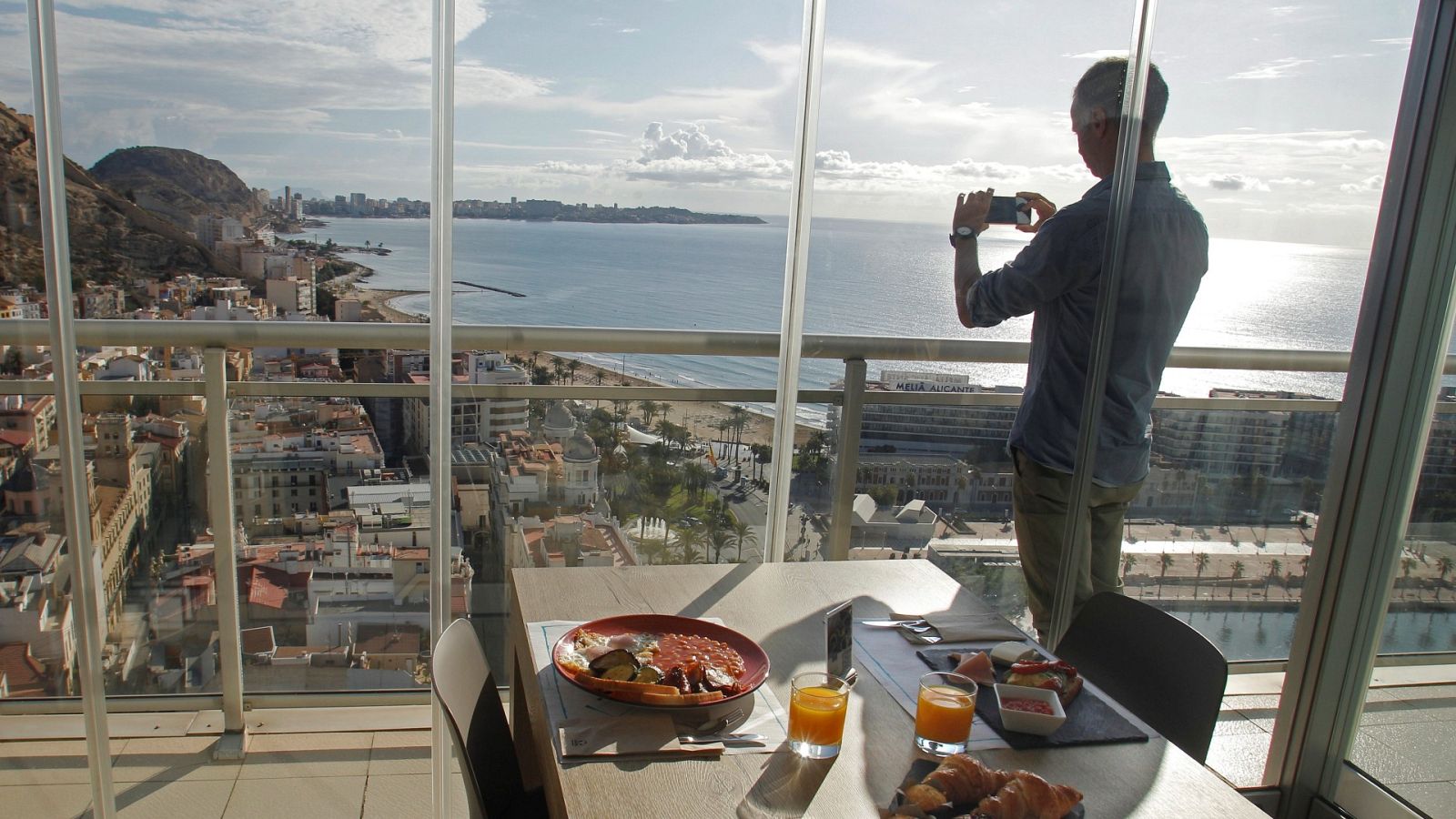 Vista desde el Hotel Meliá de Alicante