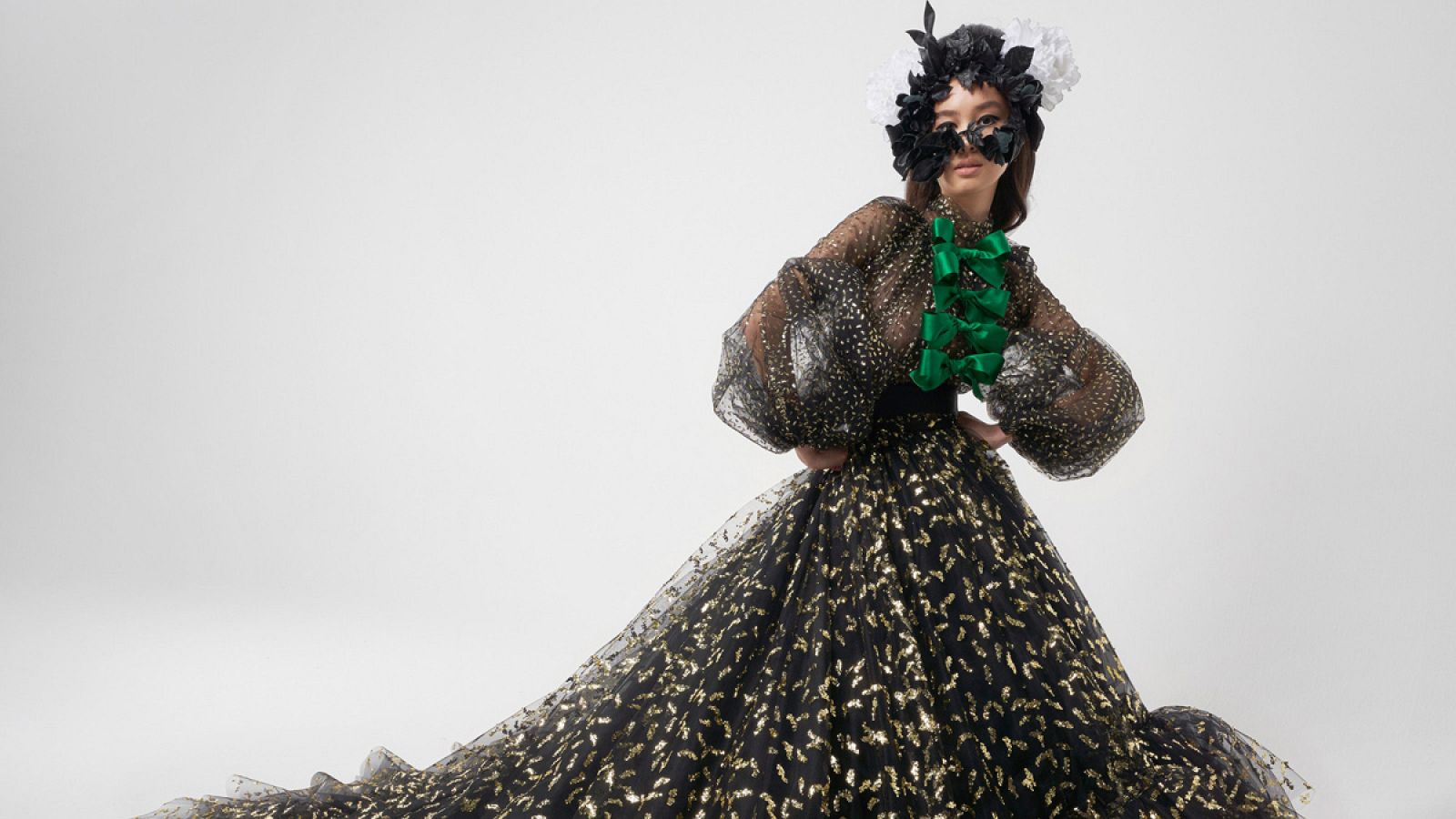 Colección de alta costura de Giambattista Valli para la primavera y el verano de 2021.