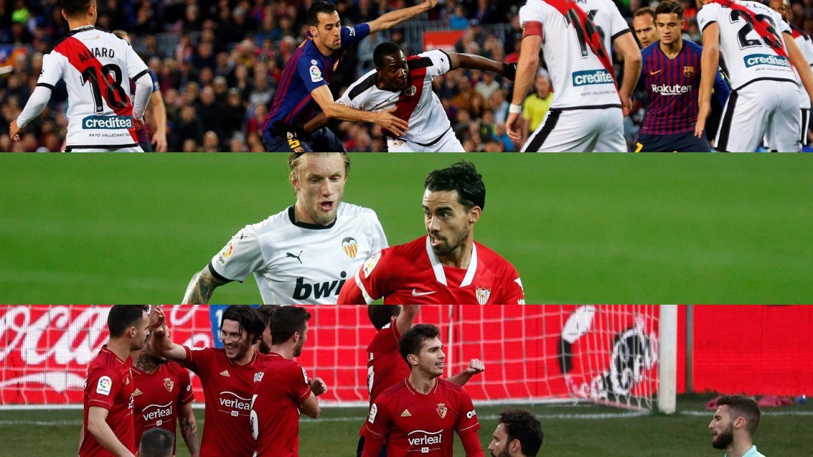 Messi vuelve para Vallecas mientras Valencia y Sevilla se retan en Copa