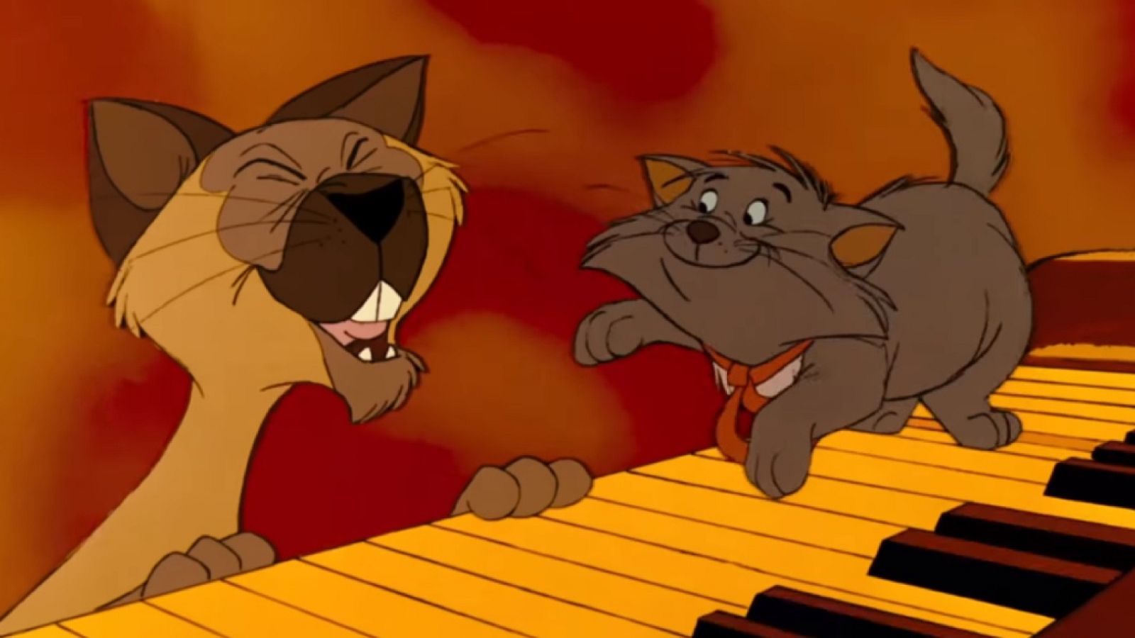 Fotograma de 'Los Aristogatos', una de las películas retiradas de Disney+