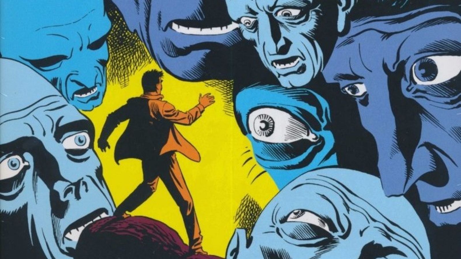 Detalle de una ilustración de Steve Ditko