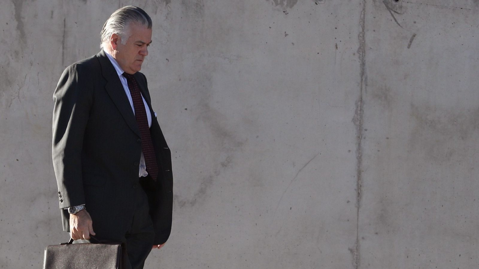 El extesorero del PP Luis Bárcenas, en una imagen de archivo, llega a la Audiencia Nacional