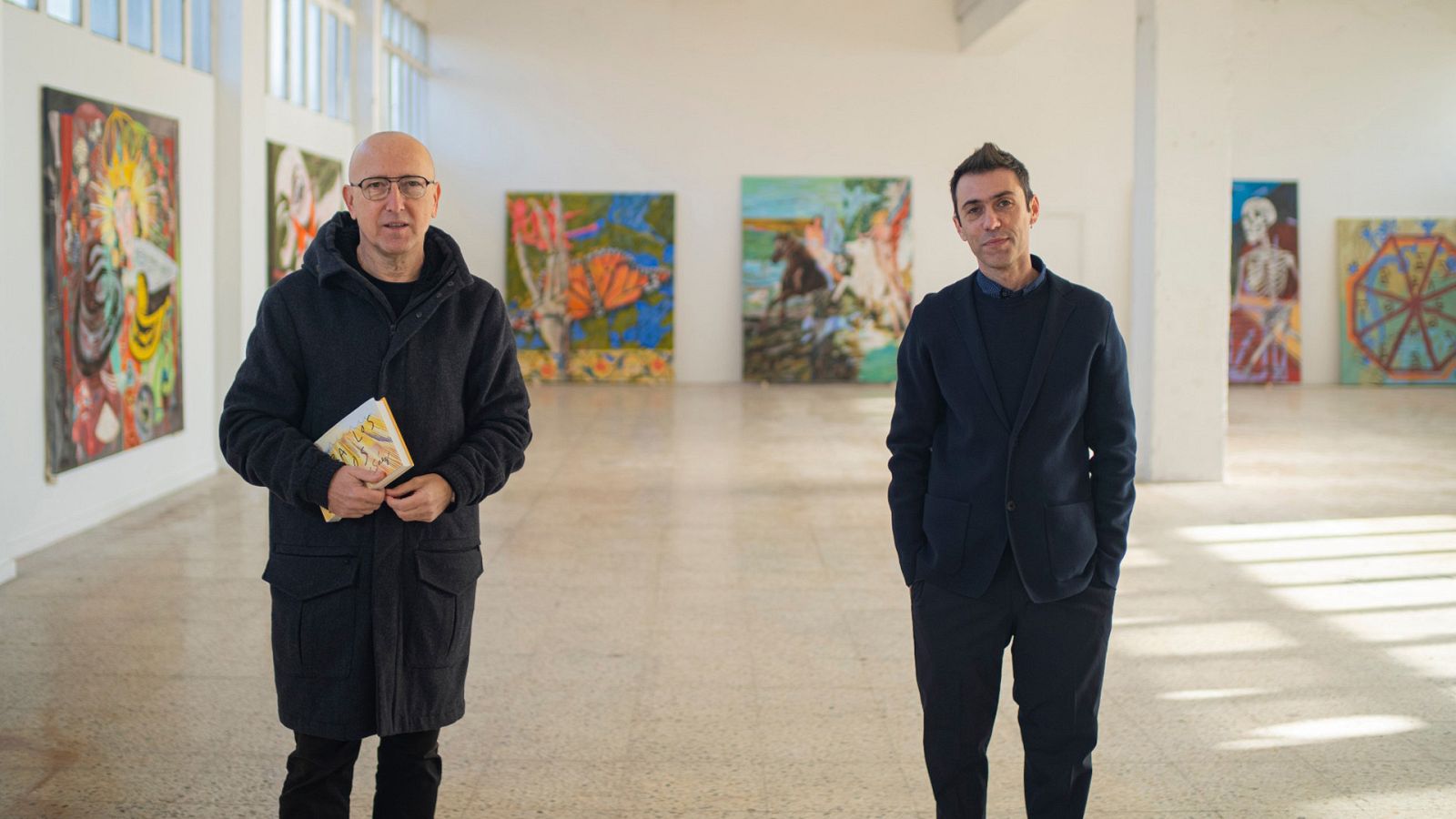 Óscar López con Juanjo Sáez